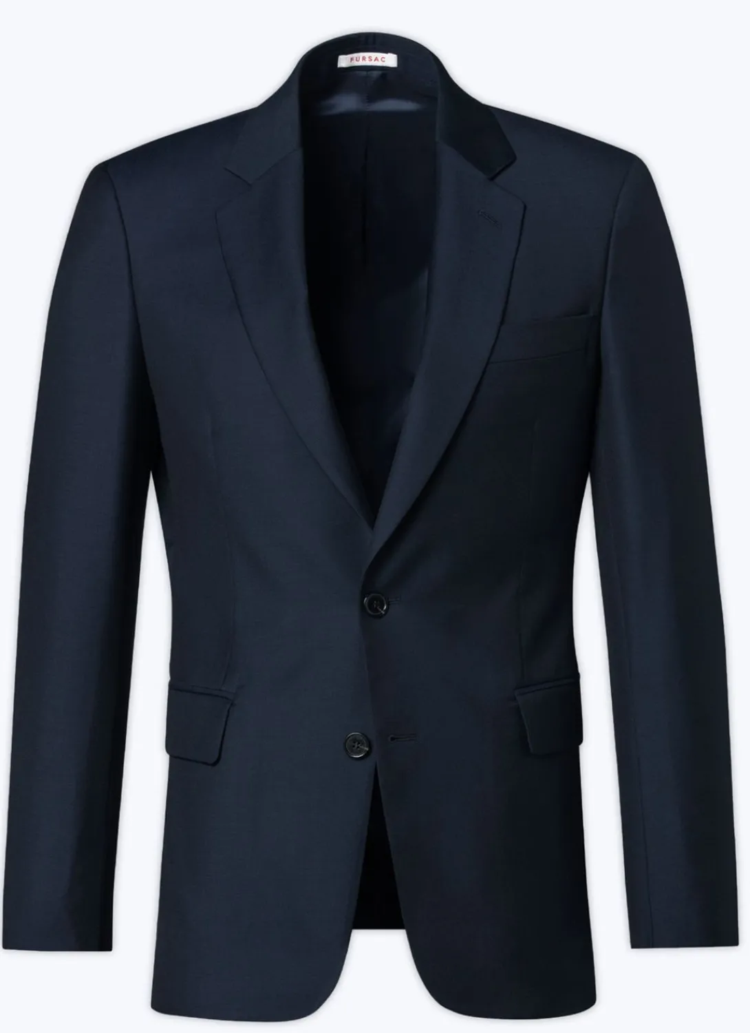 Fursac Wool Serge Suit Jacket Navy Blue Flash Sale