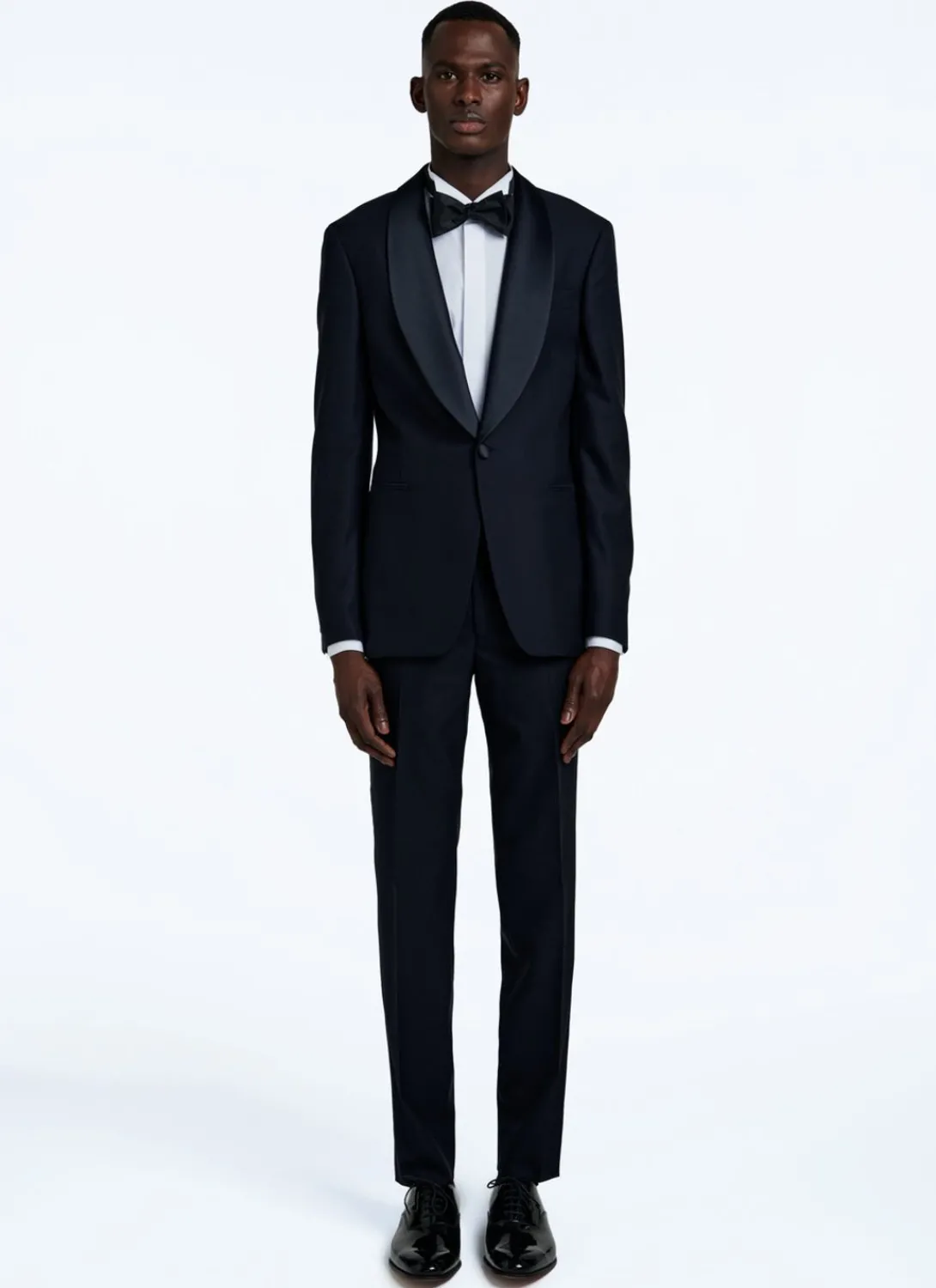 Fursac Wool Tuxedo Navy Blue Hot