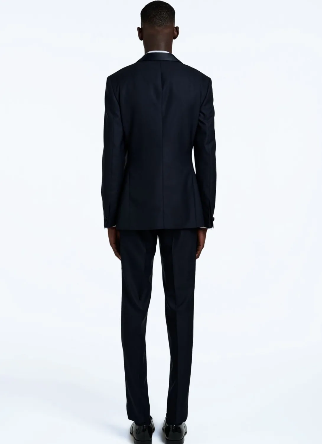 Fursac Wool Tuxedo Navy Blue Hot